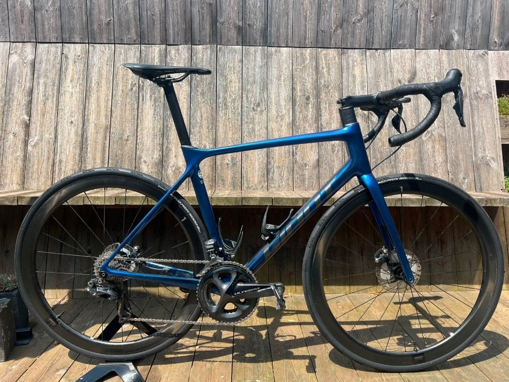Racefiets Giant TCR Advanced Pro 0 Disc, Fietsen en Brommers, Ophalen, Gebruikt, Carbon, 10 tot 15 versnellingen