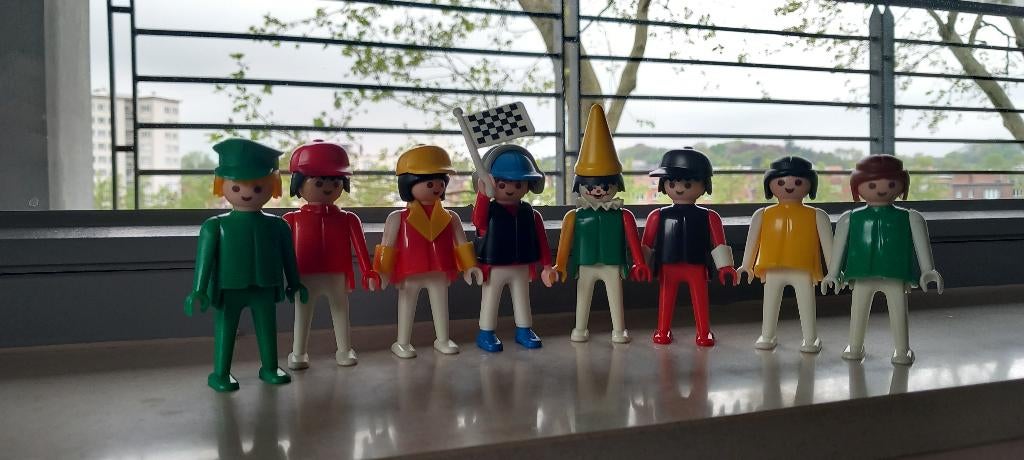 Lot de 8 playmobil vintage, Enlèvement, Comme neuf