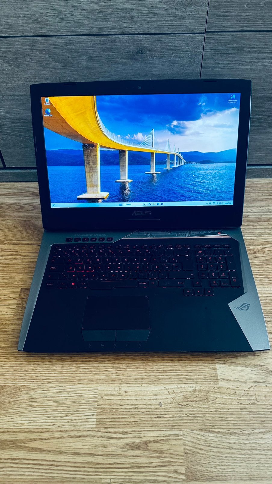 Asus Rog G 752vs en bel état, Informatique & Logiciels, 17 pouces ou plus, Enlèvement, Utilisé, Gaming