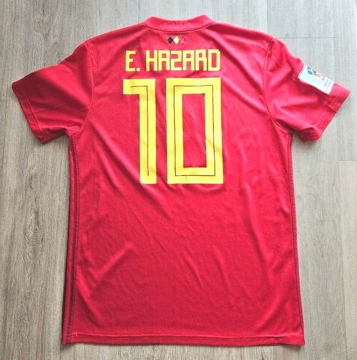 Maillot de football Eden Hazard, Belgique, Coupe du monde 20, Enlèvement ou Envoi, Comme neuf, Maillot