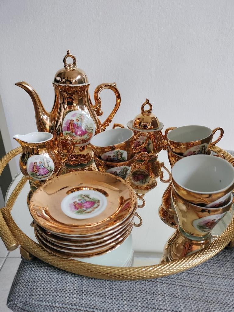 Service à moka Versailles en parfait état, Antiquités & Art, Antiquités | Porcelaine, Enlèvement
