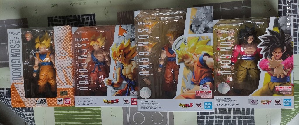 S.H. Figuarts Dragon Ball Z Goku Super Saiyan Tranformations, Ophalen of Verzenden, Nieuw