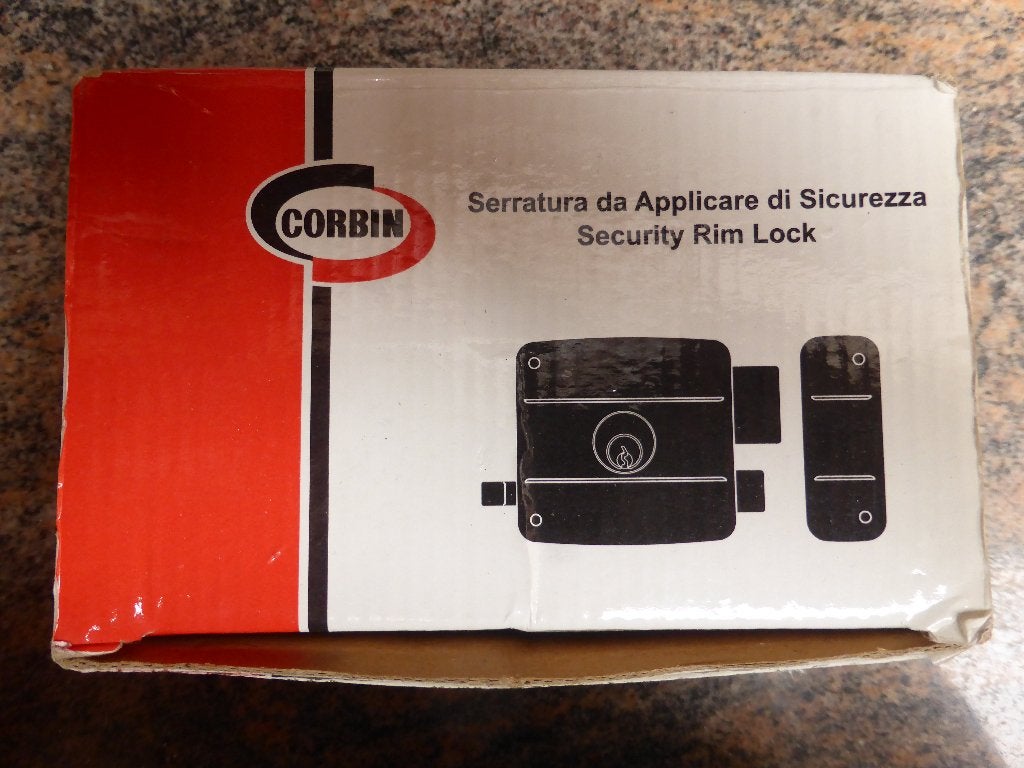 Serrure de sécurité Corbin  de sécurité gauche, Bricolage & Construction, Enlèvement, Comme neuf, Autres matériaux, Clé