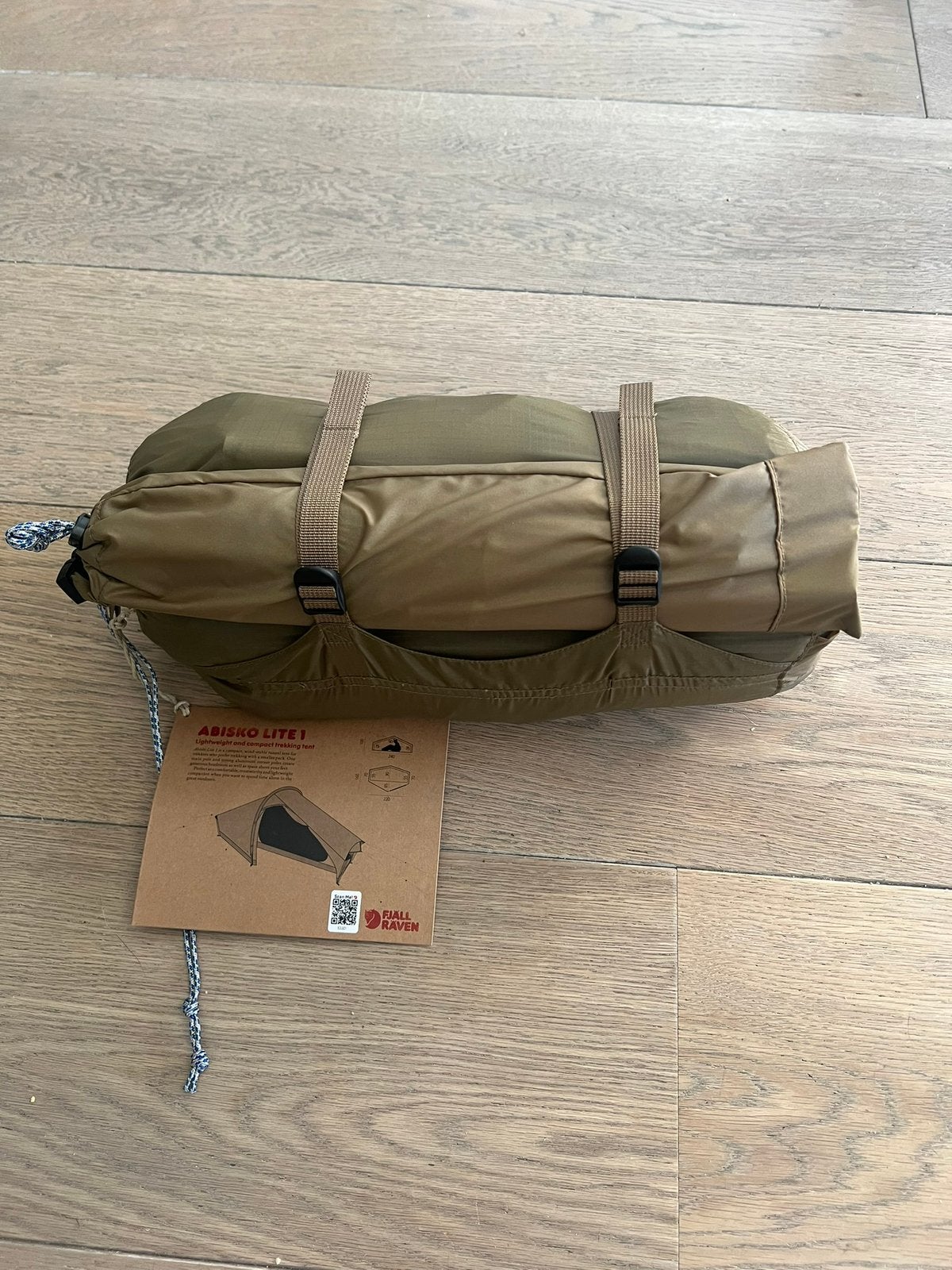 Tent Fjallraven Abisko Lite 1 + footprint, Enlèvement, Comme neuf