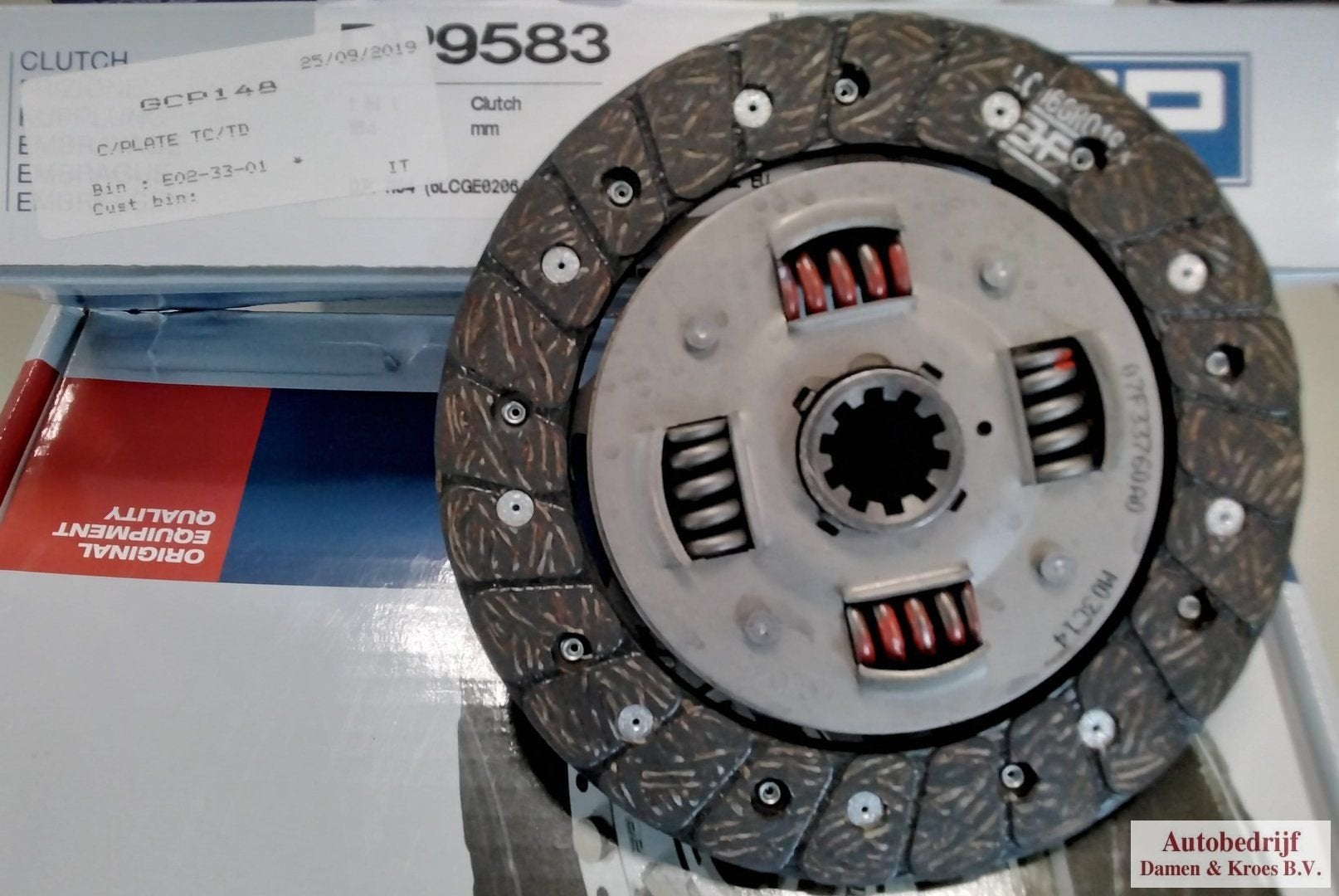Koppelingsplaat MG TC/TD GCP148, Neuf, -, -, -