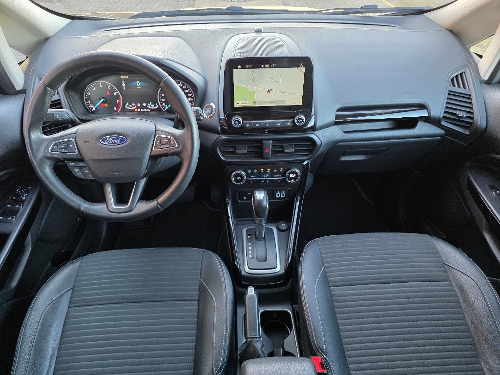 Ford EcoSport - Titanium - Benzine - Automaat, Auto's, Dealer onderhouden, 140 g/km, Ecosport, Leder en Stof