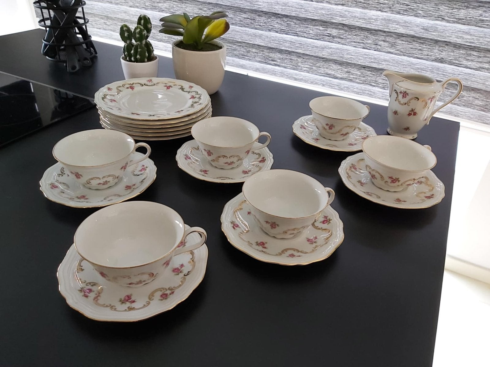 RHEINKRONE - Magnifique service en porcelaine fine, Enlèvement
