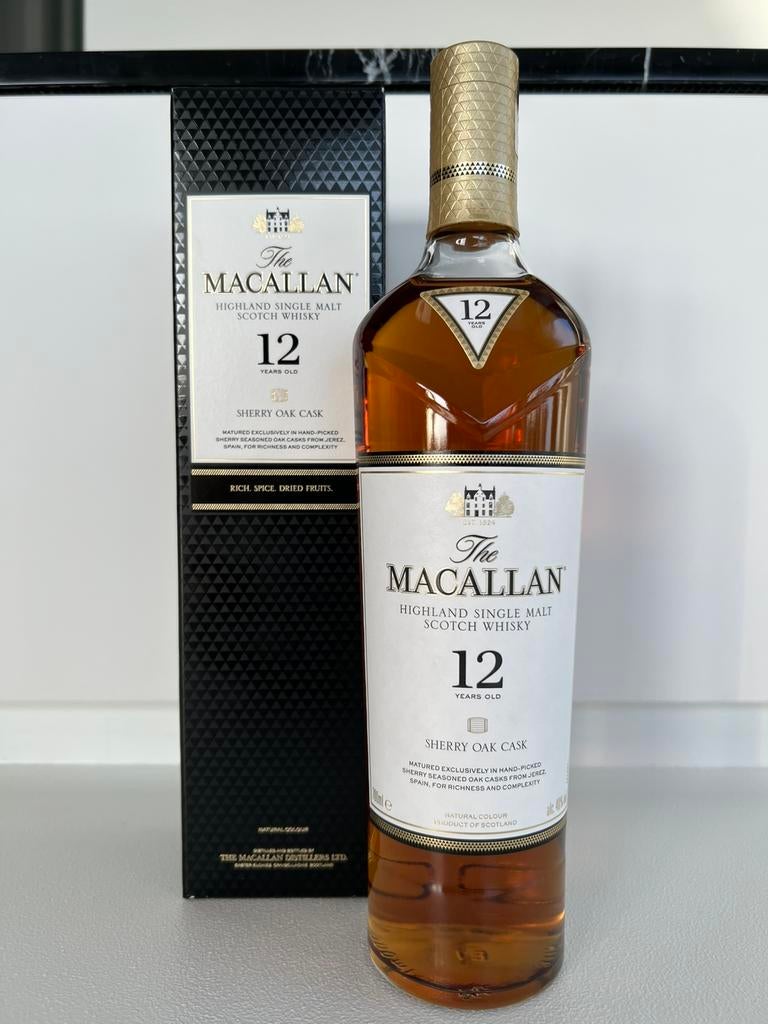 Macallan 12Yo sherry oak, Ophalen, Zo goed als nieuw