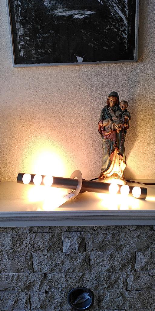 Terzani wandlamp, Huis en Inrichting, Lampen | Wandlampen, Ophalen of Verzenden, Zo goed als nieuw, Glas, Futuristisch
