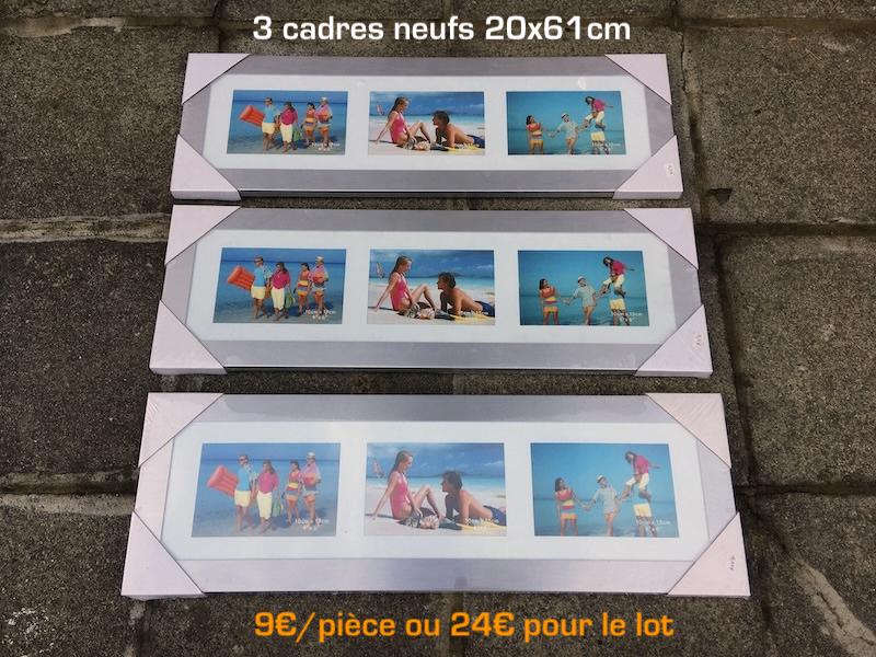 3 nieuwe HENZO fotolijsten 20x61cm, Huis en Inrichting, Ophalen, 50 tot 75 cm, Metaal of Aluminium, Nieuw