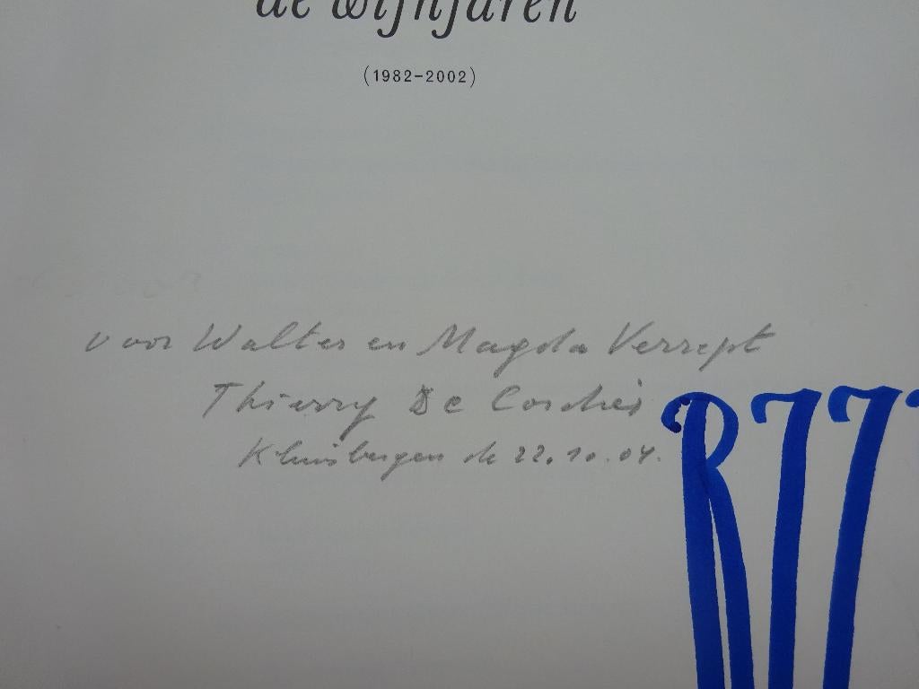 Thierry De Cordier, De Wijnjaren, 1982-2002, signed, Peinture et dessin, Comme neuf, Bernard Dewulf, Enlèvement ou Envoi