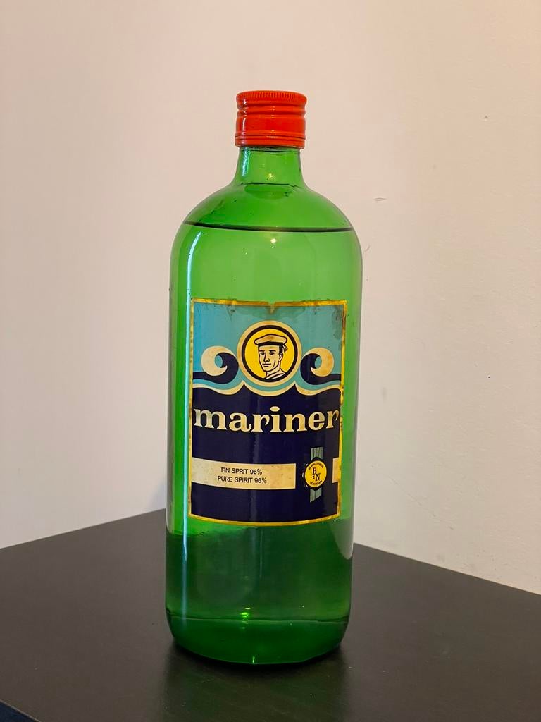 Vintage Mariner Pure Spirit 96 % bouteille 1L, Collections, Vins, Enlèvement ou Envoi