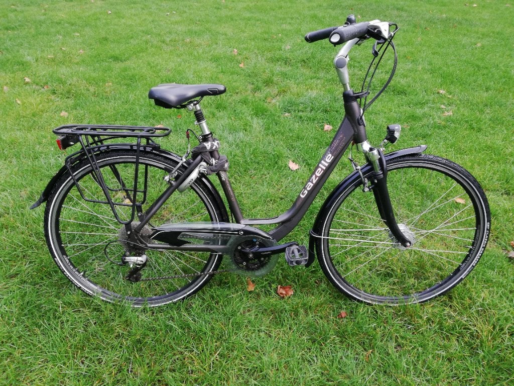 Gazelle damesfiets in uitstekende staat, Accès (extra) bas, Frein sur jante, Comme neuf, Enlèvement