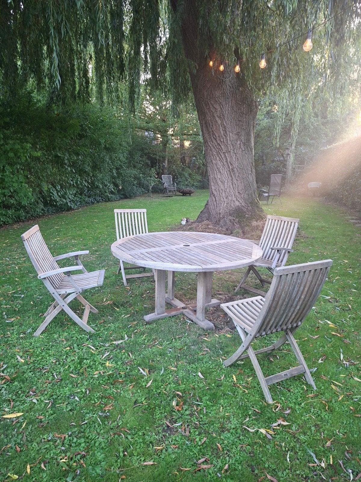 Prachtige Gloster  tuinset in teak, Tuin en Terras, Ophalen, Tuinset