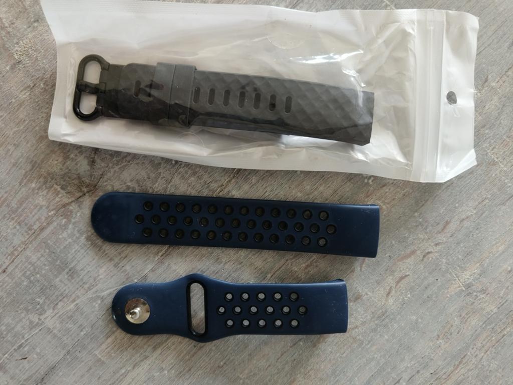 Polsbandjes voor Fitbit charge 3, blauw en zwart, Ophalen of Verzenden, Nieuw, Blauw, Fitbit