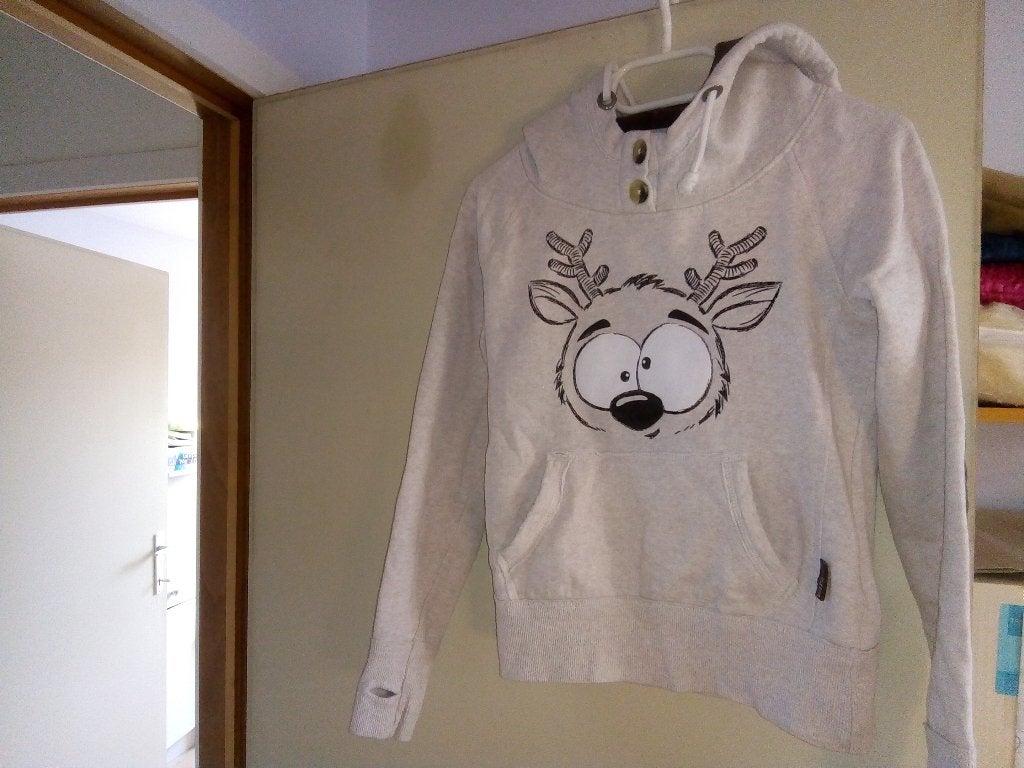 Zeer leuke sweater met kap, Lola&Liza, XXS (maat 34), Kinderen en Baby's, Lola & Liza, Gebruikt, Meisje, Trui of Vest