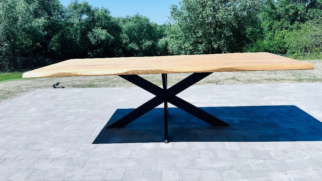 Table chène  240x100 cm - 10 personnes, Maison & Meubles, Chêne, Comme neuf, 100 à 150 cm, Enlèvement