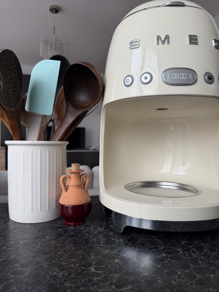 Machine à café SMEG, Café moulu, Utilisé, Tuyau à Vapeur, 4 à 10 tasses
