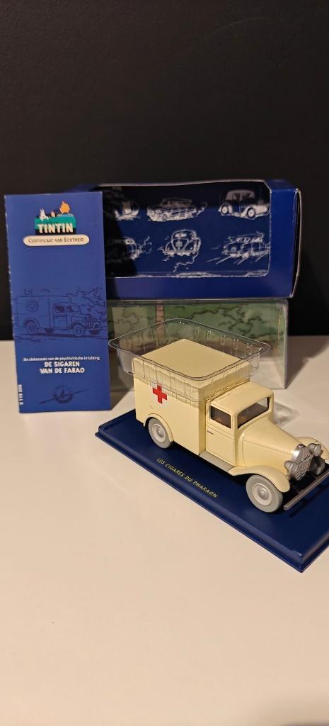 Kuifje 1/43 auto - De ziekenauto, Ophalen of Verzenden, Zo goed als nieuw, Auto