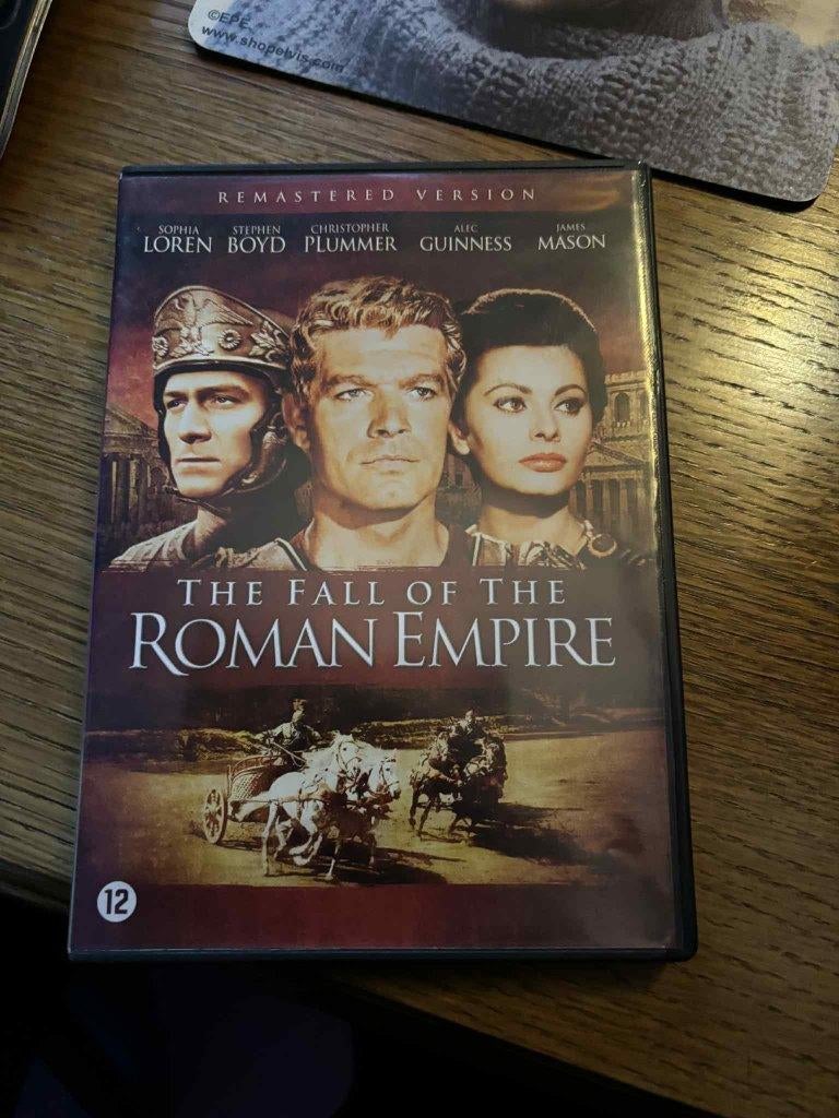 The fall of the Roman Empire met Stephen Boyd, Sophia Loren,, CD & DVD, DVD | Classiques, Comme neuf, À partir de 16 ans, 1960 à 1980
