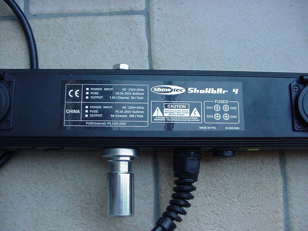 2 power x DMX BAR ( 4-bar ) Showtec, Ophalen, Gebruikt