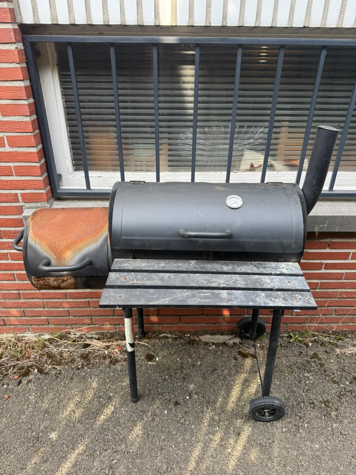 Smoker BBQ, Tuin en Terras, Houtskoolbarbecues, Ophalen, Gebruikt