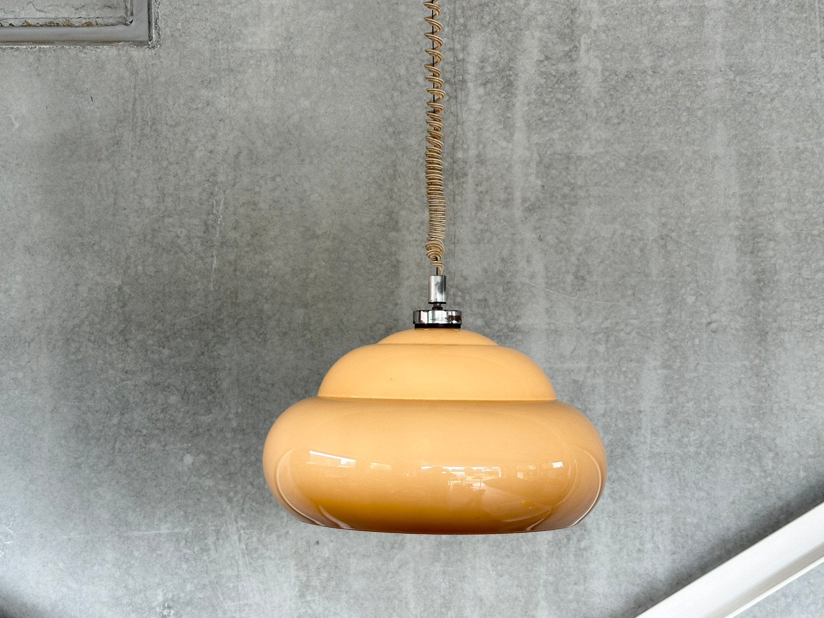 Vintage space-age hanglamp 1970s, Ophalen, Zo goed als nieuw