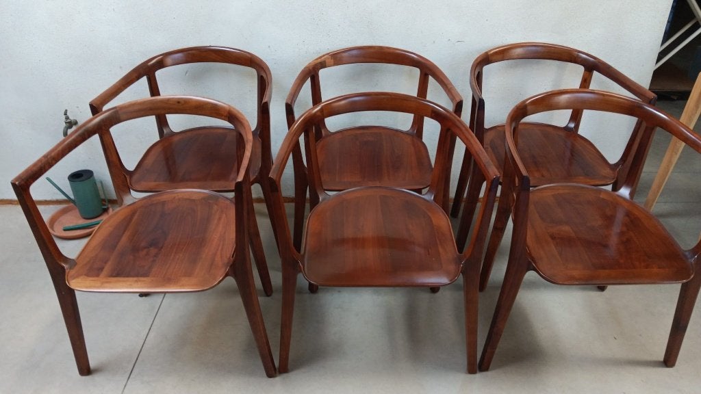 eetkamerstoelen, Huis en Inrichting, Ophalen, Gebruikt, Bruin, Chique vintage