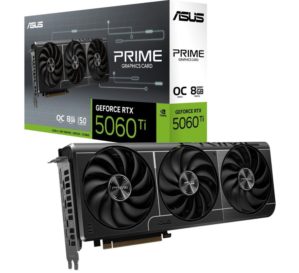 ASUS PRIME GeForce RTX 5060 Ti OC - 8 Go DDR7, Informatique & Logiciels, Cartes vidéo, Enlèvement, Neuf, Nvidia, HDMI