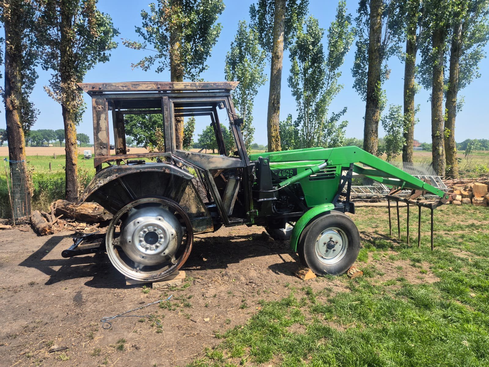 Traktor Deutz 4006 met frontlader, Articles professionnels, Enlèvement