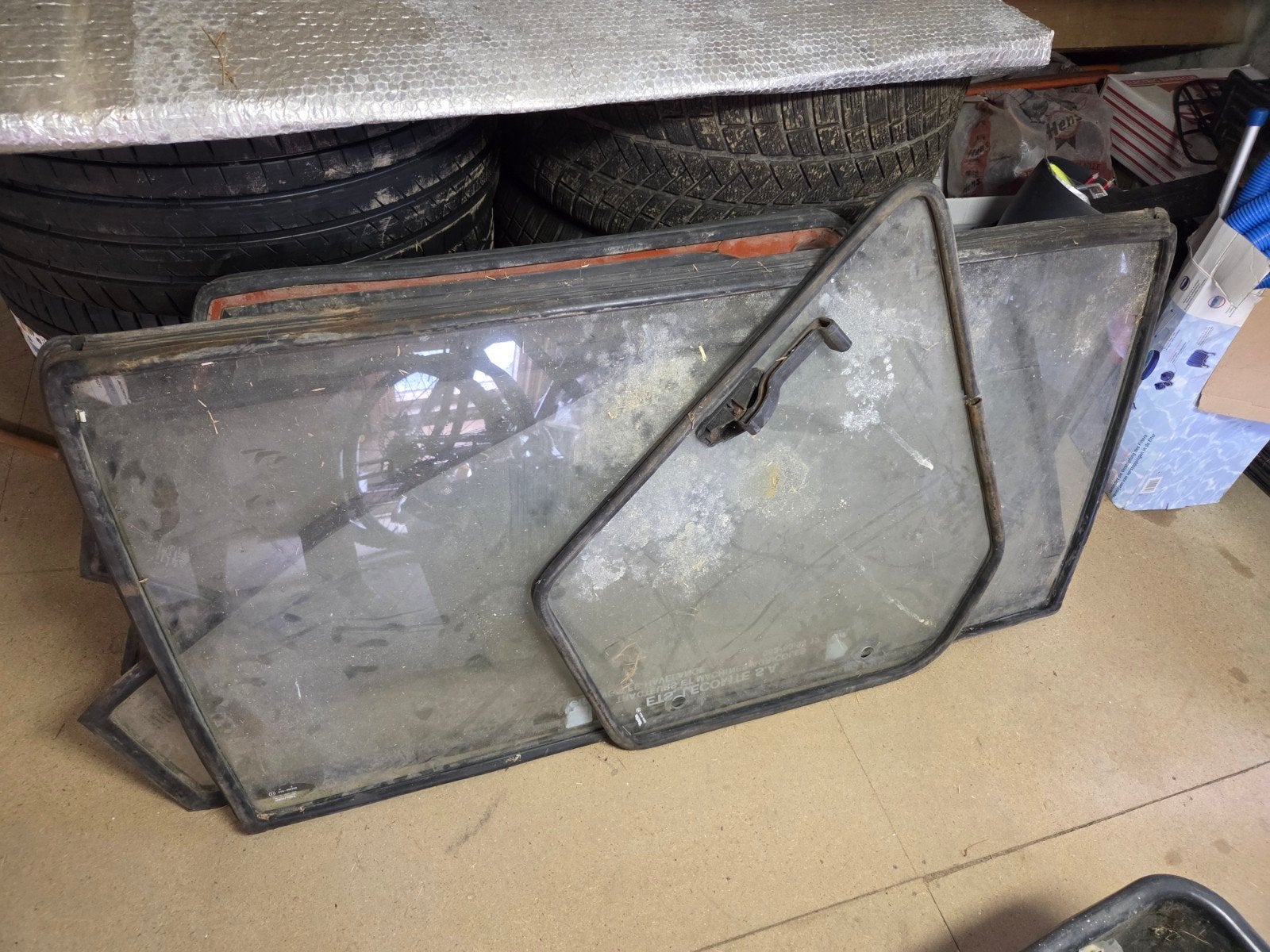 Vitres pour Fiat 80-90, Enlèvement