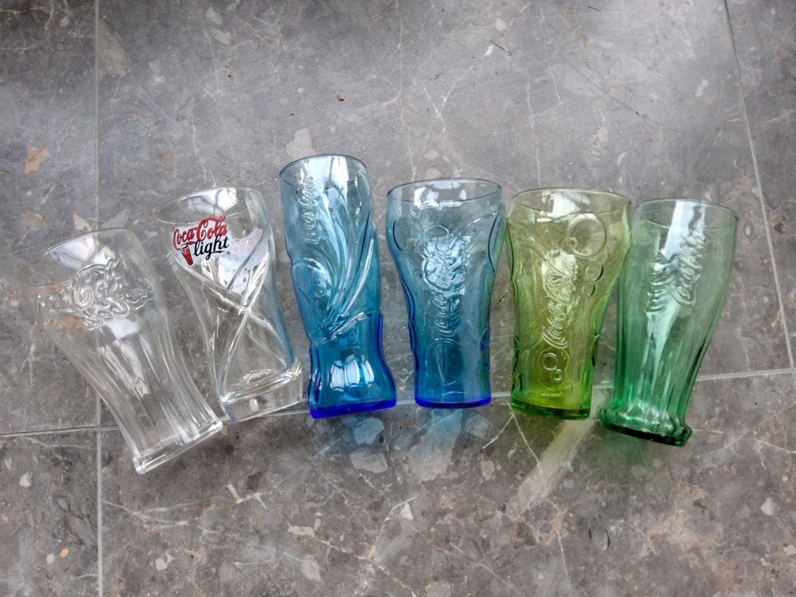 Mooie collectie 11 vintage Coca-Cola glazen, Verzamelen, Ophalen of Verzenden