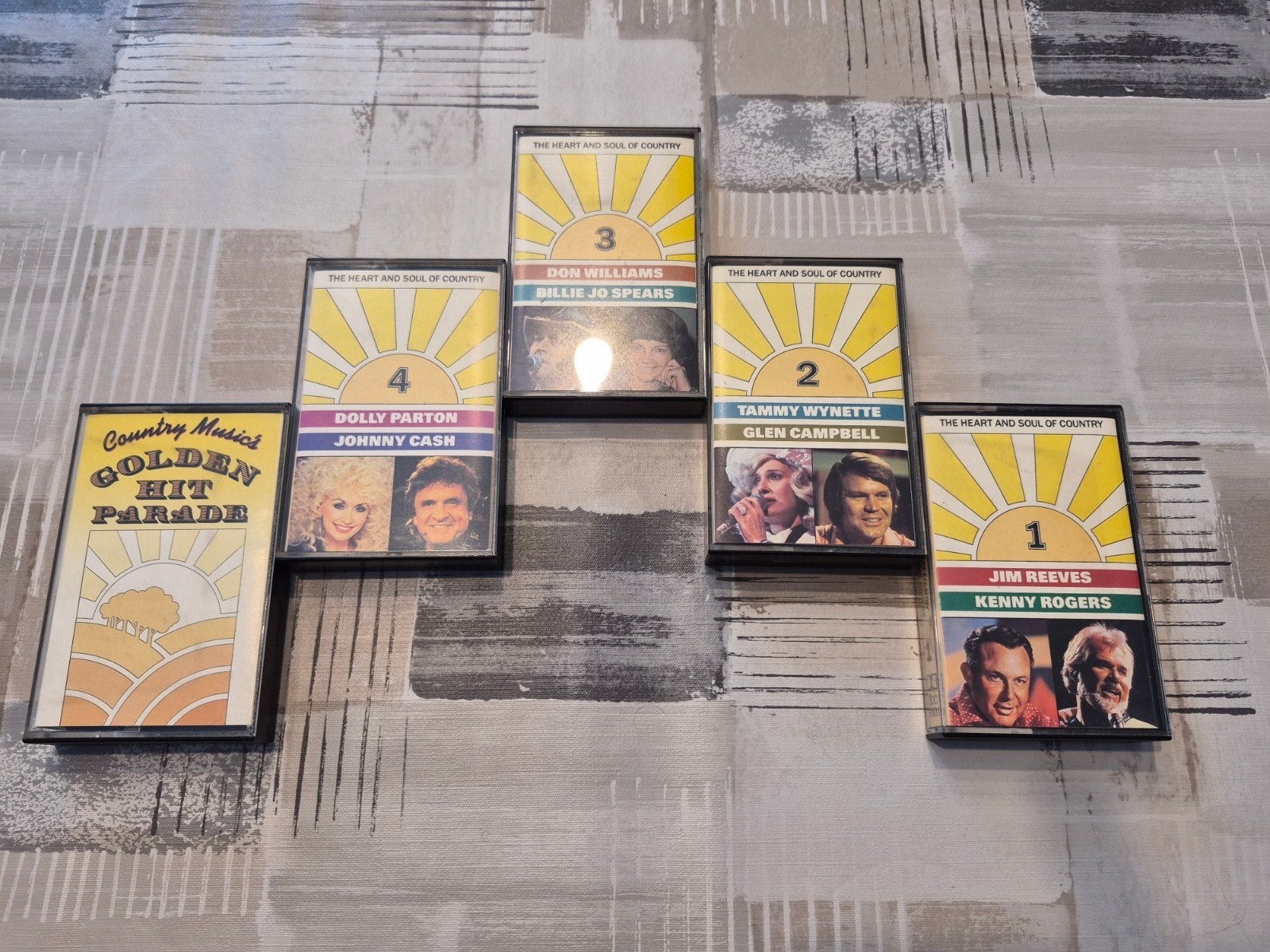 Cassettes Le cœur et l'âme de Country 5, Enlèvement ou Envoi