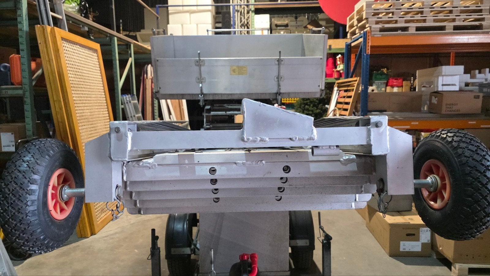 Bocker Junior 18 HD 18m - 250 kg Verhuislift, ladderlift, Doe-het-zelf en Bouw, Ophalen, Gebruikt