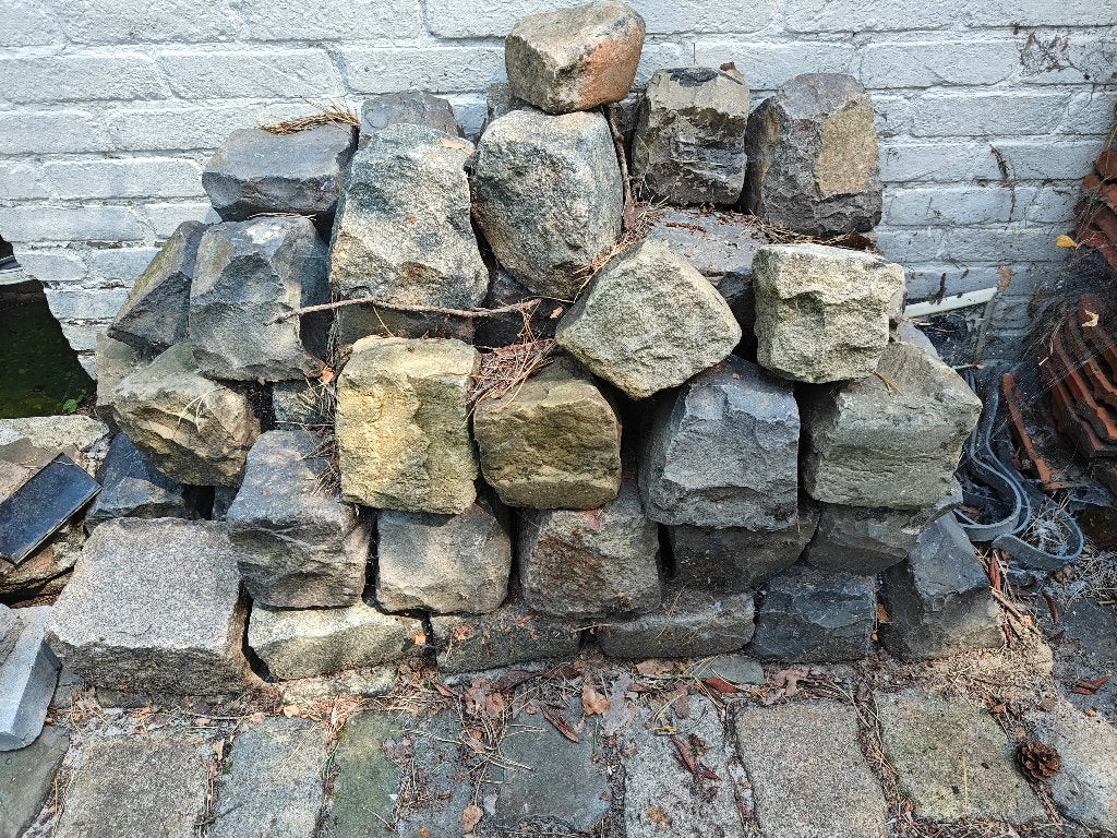 Kasseien, Ophalen, Gebruikt, Graniet, Kei