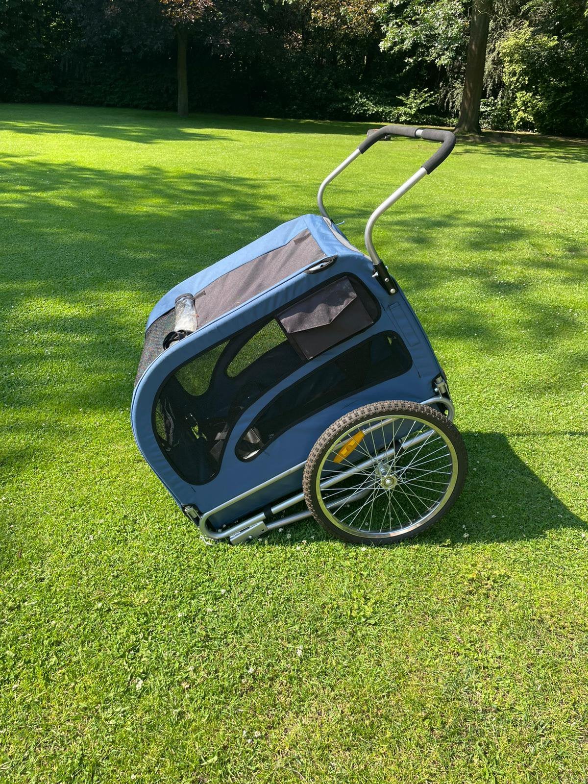 Hondenfietskar / Hondenbuggy - Blauw, Ophalen, Gebruikt, Hondenkar, 20 tot 40 kg