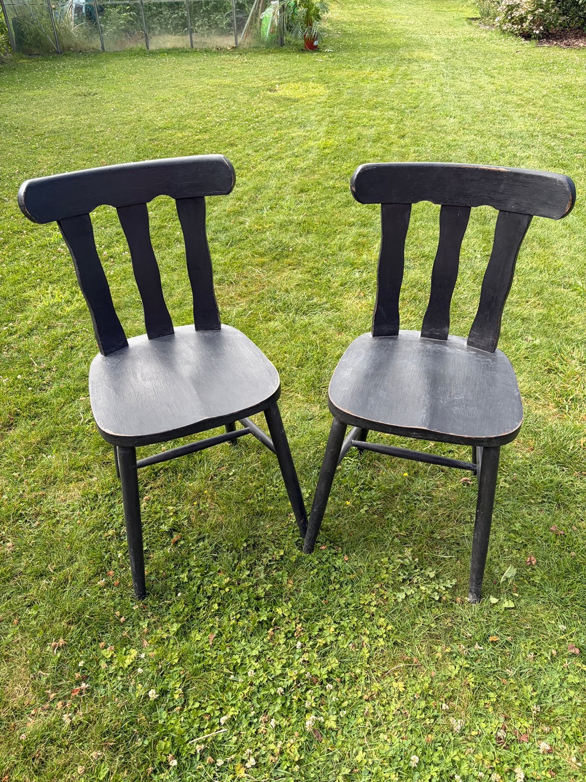 Houten cafestoelen, Enlèvement, Bois, Noir, Cinq, Six Chaises ou plus
