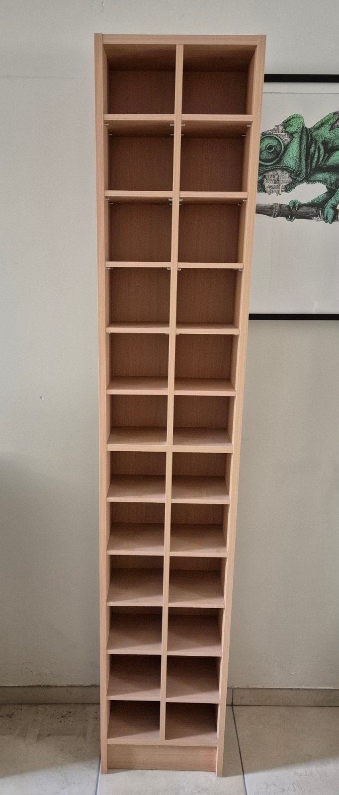 Tvilum-Scanbirk cd/dvd kast (48068) 202/38/17 cm, Huis en Inrichting, Woonaccessoires | Cd- en Dvd-rekken, Ophalen, Cd's