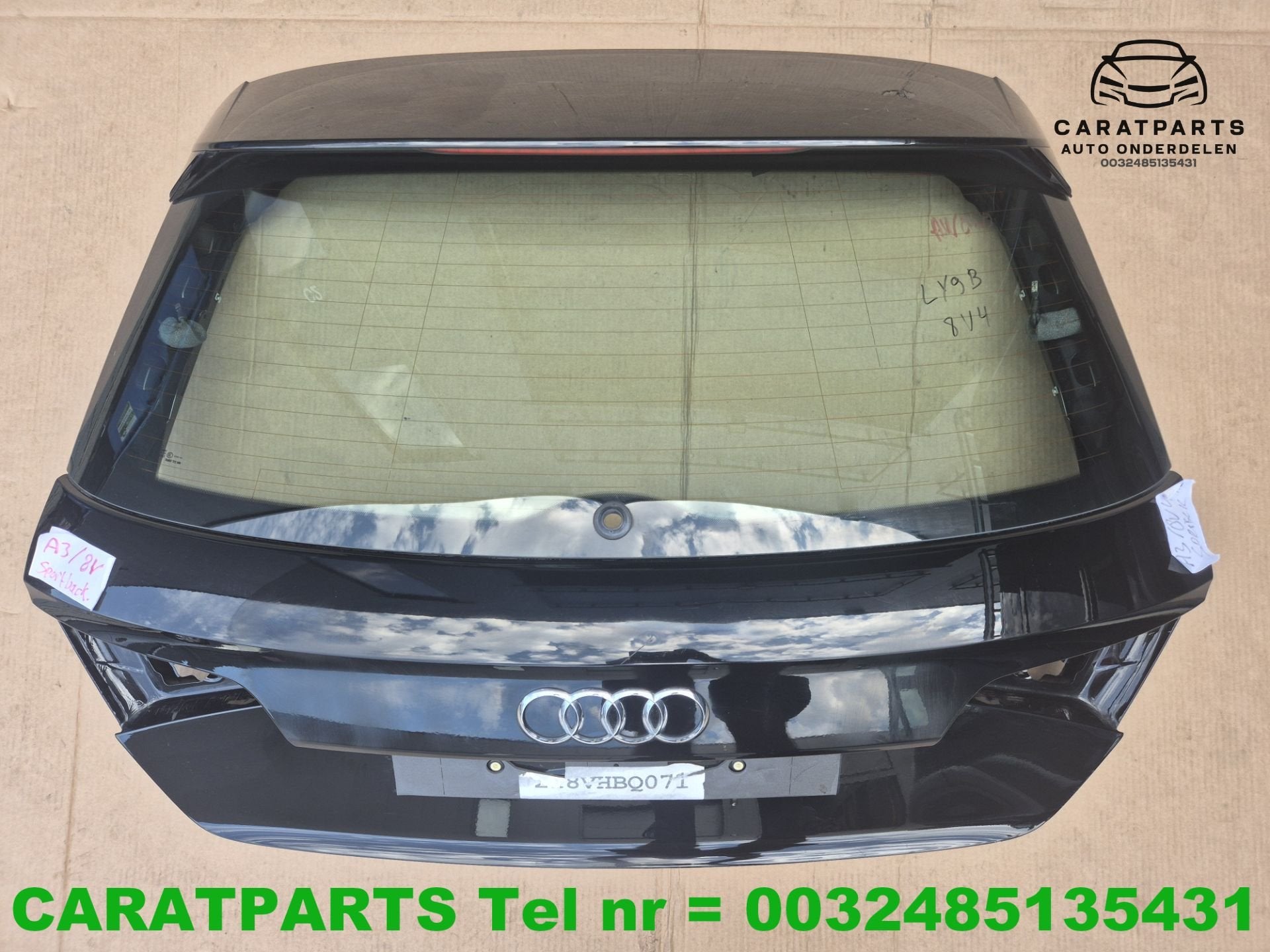8V4827025D Achterklep Audi A3 kofferdeksel A3 8V hayon LY9B, Gebruikt, Deur, AUDI AG, Auto-Union-Strasse 1
85045  Ingolstadt, DE