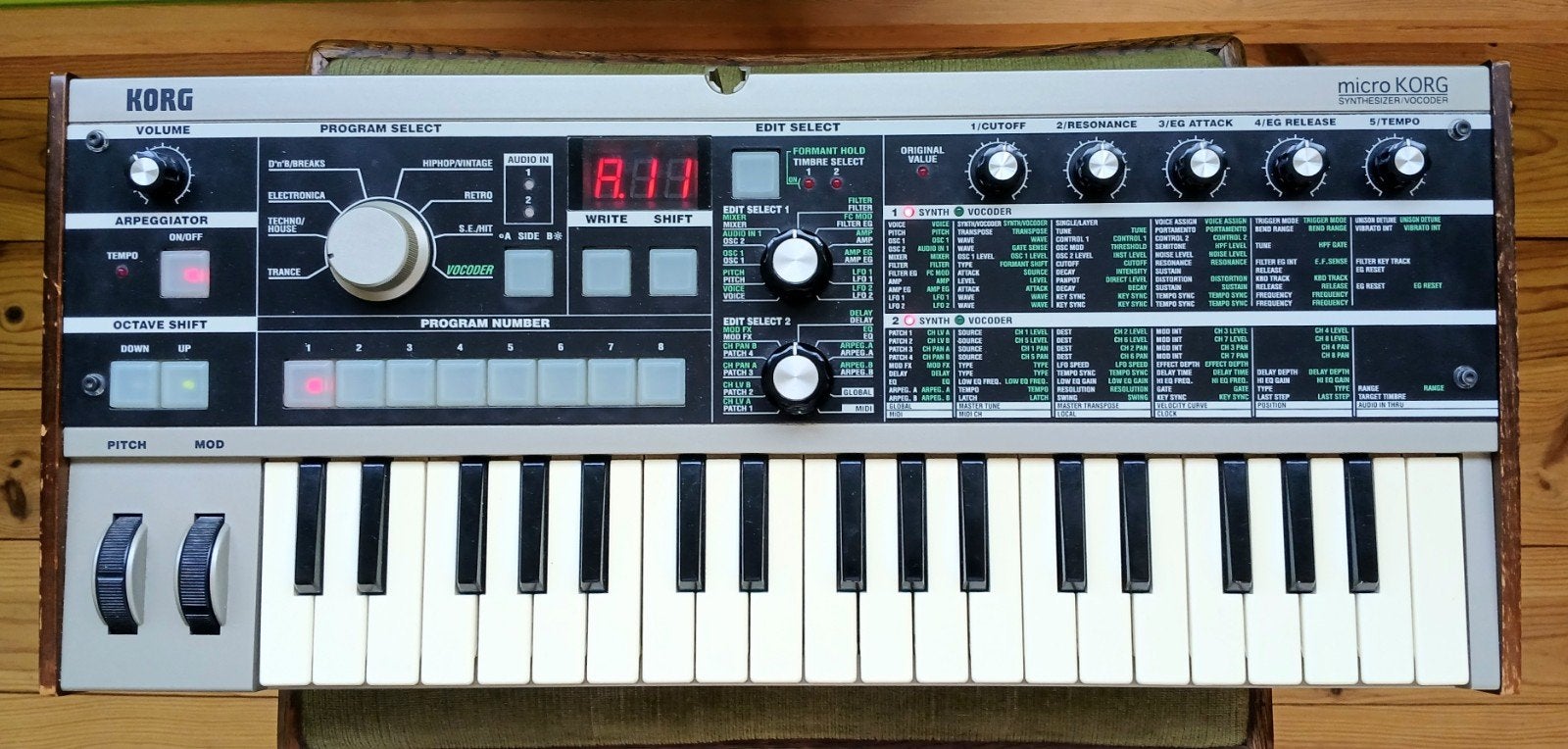 Korg Microkorg original, Muziek en Instrumenten, Ophalen, Gebruikt, Met midi-aansluiting, Korg