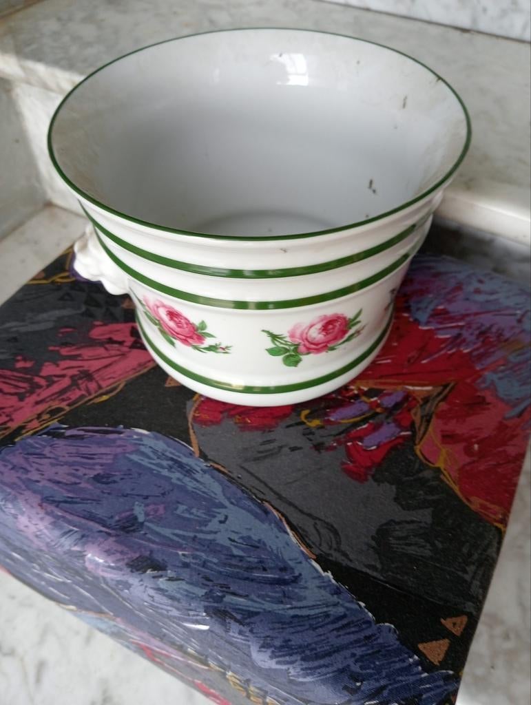 Antiek bloem - plant pot, Antiek en Kunst, Ophalen of Verzenden