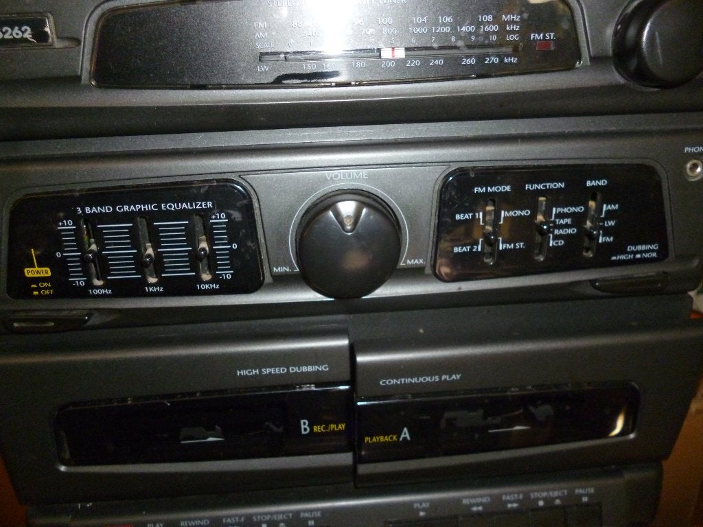 chaine hi-fi United EMC, TV, Hi-fi & Vidéo, Enlèvement, Utilisé, Deck cassettes ou Lecteur-enregistreur de cassettes