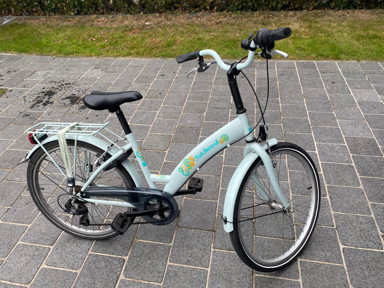Fiets meisjes 24 inch, Fietsen en Brommers, Ophalen, Versnellingen, Schijfrem, Gebruikt