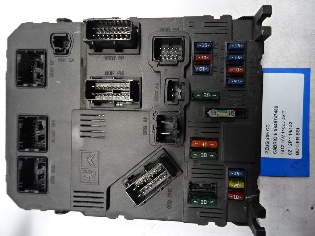 ORDINATEUR UNITE COMMANDE ELECTRONIQUE Peugeot 206 CC (2D), Utilisé, Peugeot