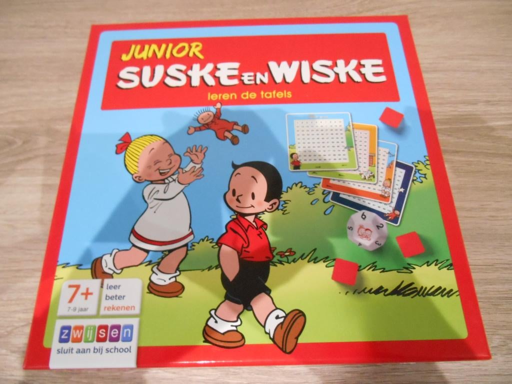 junior suske en wiske leren de tafels, Hobby en Vrije tijd, Gezelschapsspellen | Bordspellen, Ophalen of Verzenden, Zo goed als nieuw