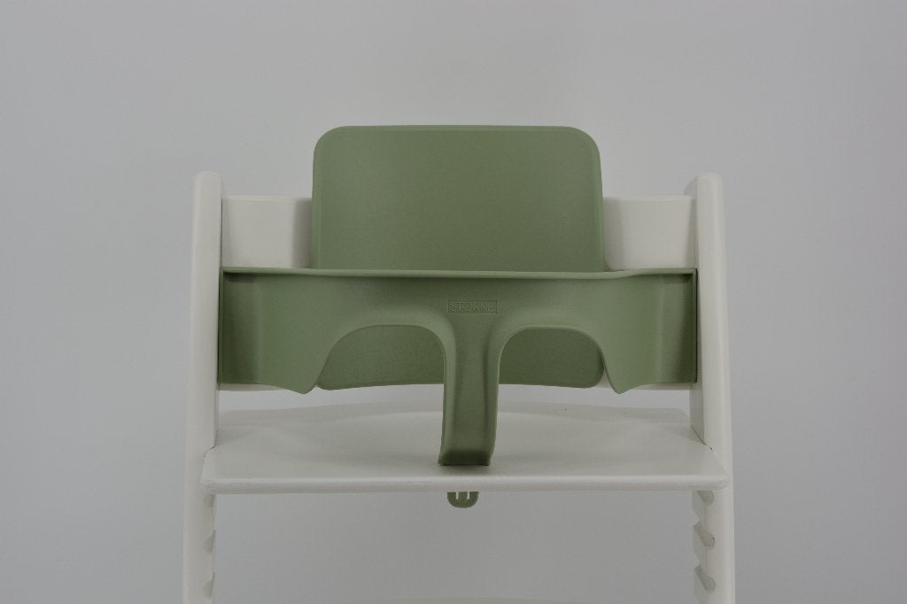 Stokke Tripp Trapp Moss Green – Trip Trap Refurbished, Verzenden, Gebruikt, Meegroeistoel, Aanschuifbaar