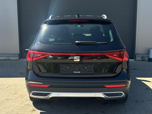 Seat Tarraco pano dak benzine automaat, Autos, Achat, Entreprise, Entretenue par le concessionnaire, Noir