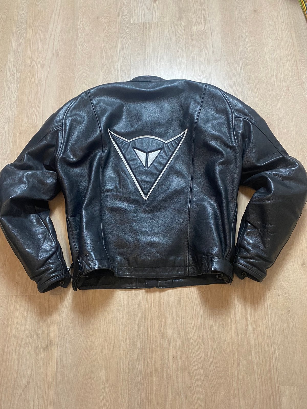 Dainese Cuir Vintage Original Taille 54 Protection inculses, Motos, Enlèvement ou Envoi, Utilisé