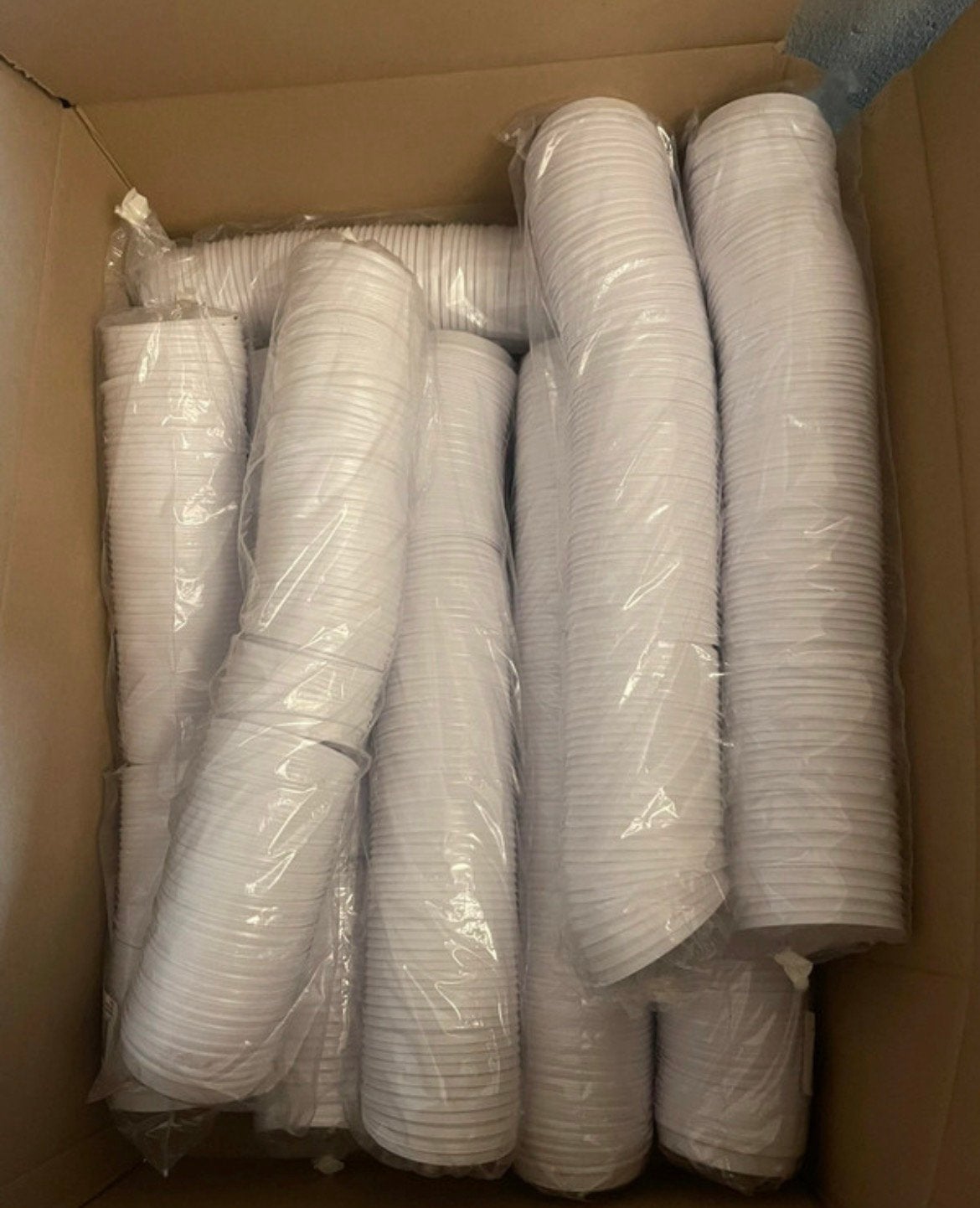 Plastic deksels voor koffiebekers to go, ongeveer 1800 stuks, Ophalen of Verzenden, Nieuw