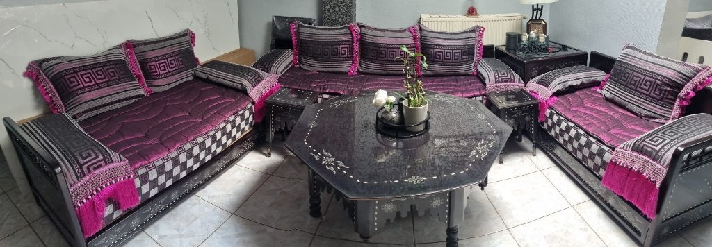 Marokkaanse woonkamer, Huis en Inrichting, Ophalen, Gebruikt, Hout, Marocain
